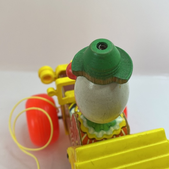 Vintage Fisher Price Jalopy Pull Toy Clown Car 1960’s - Picture 9 of 12